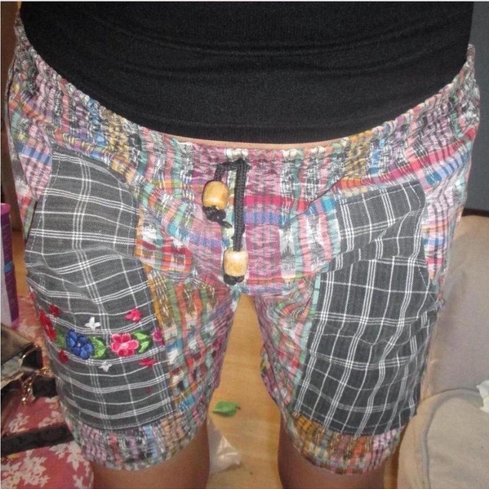 Colorful Patchwork Shorts